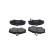 Brake Pad Set, disc brake KBP-3002 Kavo parts, Thumbnail 4