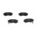 Brake Pad Set, disc brake KBP-3004 Kavo parts, Thumbnail 2