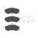 Brake Pad Set, disc brake KBP-3006 Kavo parts