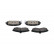 Brake Pad Set, disc brake KBP-3006 Kavo parts, Thumbnail 4