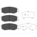 Brake Pad Set, disc brake KBP-3013 Kavo parts