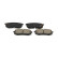 Brake Pad Set, disc brake KBP-3013 Kavo parts, Thumbnail 2