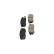 Brake Pad Set, disc brake KBP-3013 Kavo parts, Thumbnail 5