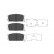 Brake Pad Set, disc brake KBP-3017 Kavo parts