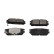 Brake Pad Set, disc brake KBP-3017 Kavo parts, Thumbnail 2