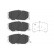 Brake Pad Set, disc brake KBP-3020 Kavo parts