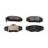 Brake Pad Set, disc brake KBP-3020 Kavo parts, Thumbnail 2