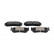 Brake Pad Set, disc brake KBP-3024 Kavo parts, Thumbnail 2