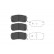 Brake Pad Set, disc brake KBP-3026 Kavo parts