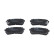 Brake Pad Set, disc brake KBP-3026 Kavo parts, Thumbnail 2