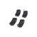 Brake Pad Set, disc brake KBP-3026 Kavo parts, Thumbnail 3