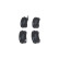 Brake Pad Set, disc brake KBP-3026 Kavo parts, Thumbnail 5