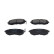 Brake Pad Set, disc brake KBP-3027 Kavo parts, Thumbnail 2