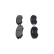 Brake Pad Set, disc brake KBP-3027 Kavo parts, Thumbnail 5