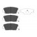 Brake Pad Set, disc brake KBP-3034 Kavo parts