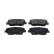 Brake Pad Set, disc brake KBP-3034 Kavo parts, Thumbnail 2