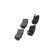 Brake Pad Set, disc brake KBP-3035 Kavo parts, Thumbnail 3