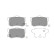 Brake Pad Set, disc brake KBP-3037 Kavo parts, Thumbnail 2