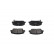 Brake Pad Set, disc brake KBP-3042 Kavo parts, Thumbnail 4