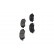 Brake Pad Set, disc brake KBP-3047 Kavo parts, Thumbnail 5