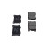 Brake Pad Set, disc brake KBP-3048 Kavo parts, Thumbnail 4