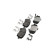 Brake Pad Set, disc brake KBP-3050 Kavo parts, Thumbnail 2