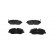 Brake Pad Set, disc brake KBP-3056 Kavo parts, Thumbnail 4