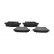 Brake Pad Set, disc brake KBP-3058 Kavo parts, Thumbnail 2