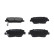 Brake pad set, disc brake KBP-3064 Kavo parts