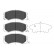 Brake Pad Set, disc brake KBP-3501 Kavo parts