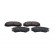 Brake Pad Set, disc brake KBP-3501 Kavo parts, Thumbnail 2