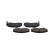 Brake Pad Set, disc brake KBP-3501 Kavo parts, Thumbnail 4