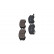 Brake Pad Set, disc brake KBP-3501 Kavo parts, Thumbnail 5