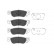 Brake Pad Set, disc brake KBP-3504 Kavo parts