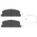 Brake Pad Set, disc brake KBP-3506 Kavo parts
