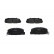 Brake Pad Set, disc brake KBP-3506 Kavo parts, Thumbnail 2