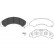 Brake Pad Set, disc brake KBP-3512 Kavo parts