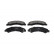 Brake Pad Set, disc brake KBP-3512 Kavo parts, Thumbnail 2