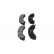 Brake Pad Set, disc brake KBP-3512 Kavo parts, Thumbnail 5