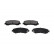 Brake Pad Set, disc brake KBP-3515 Kavo parts, Thumbnail 2