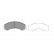 Brake Pad Set, disc brake KBP-3517 Kavo parts