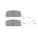 Brake Pad Set, disc brake KBP-3518 Kavo parts