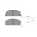 Brake Pad Set, disc brake KBP-3518 Kavo parts, Thumbnail 2