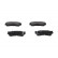 Brake Pad Set, disc brake KBP-4002 Kavo parts, Thumbnail 2