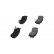 Brake Pad Set, disc brake KBP-4002 Kavo parts, Thumbnail 3