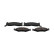 Brake Pad Set, disc brake KBP-4008 Kavo parts, Thumbnail 2