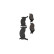 Brake Pad Set, disc brake KBP-4008 Kavo parts, Thumbnail 5