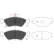 Brake Pad Set, disc brake KBP-4009 Kavo parts
