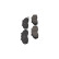 Brake Pad Set, disc brake KBP-4010 Kavo parts, Thumbnail 5