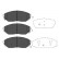 Brake Pad Set, disc brake KBP-4014 Kavo parts